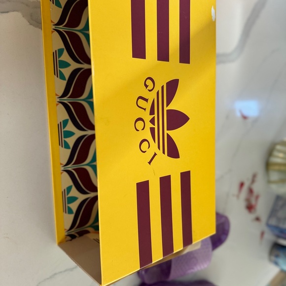 NWB Gucci Adidas x GG adilette purple transparent slides size 37 - Picture 4 of 9